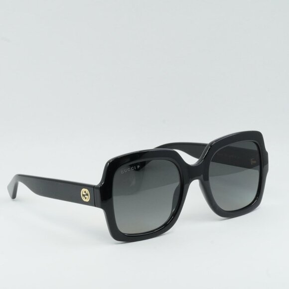 New Gucci Black Gradient Lens Oversized Square Sunglasses main image 9